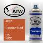 Preview: Jeep, Passion Red, RX / NRX: 400ml Sprühdose, von ATW Autoteile West.